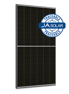 470W N-type Doppelglas monofazial LR Traceable  54 Zellen schwarzer Rahmen MC4